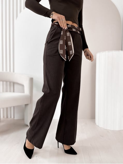 SPODNIE ENCINAR BRĄZOWE