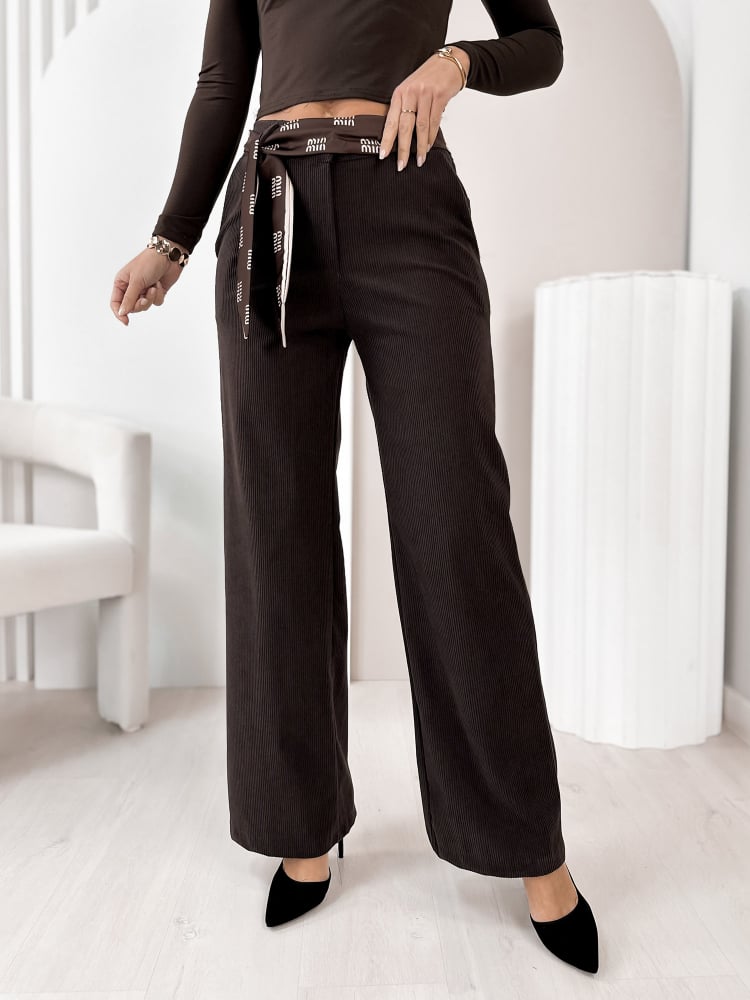 SPODNIE ENCINAR BRĄZOWE