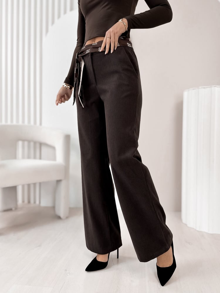 SPODNIE ENCINAR BRĄZOWE