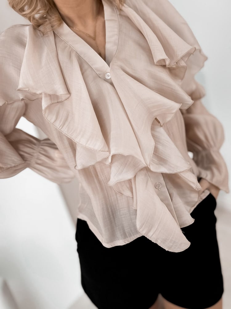 KOSZULA CELLONI BEŻOWA