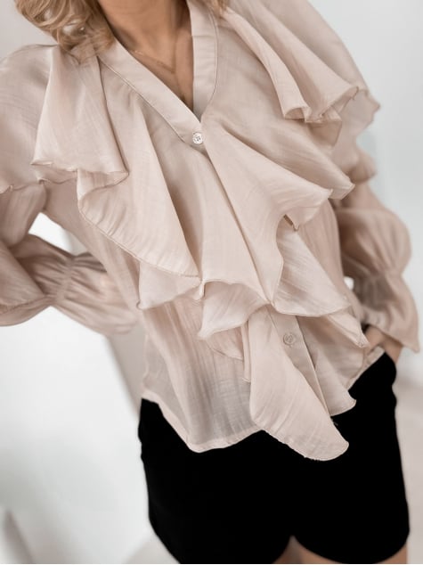 KOSZULA CELLONI BEŻOWA