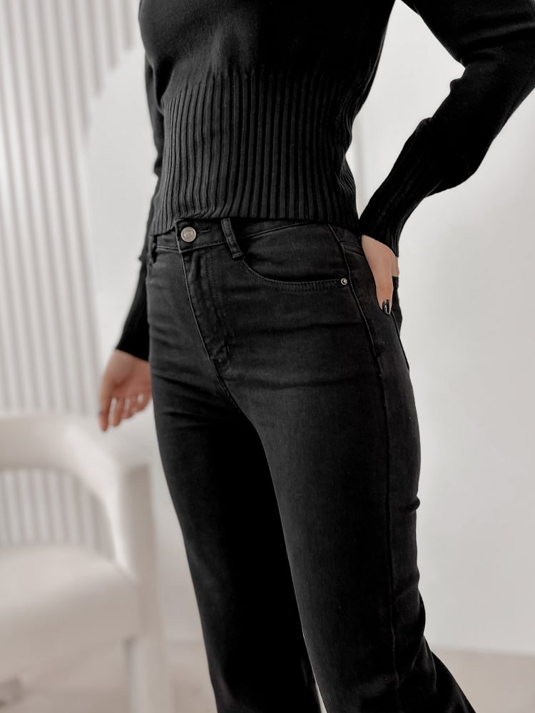 SPODNIE REDFORD CZARNE