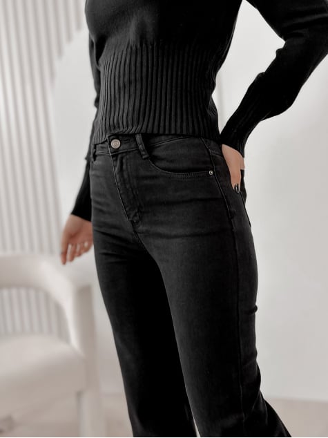 SPODNIE REDFORD CZARNE