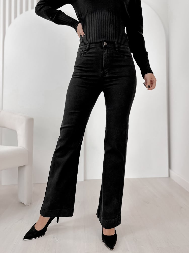 SPODNIE REDFORD CZARNE