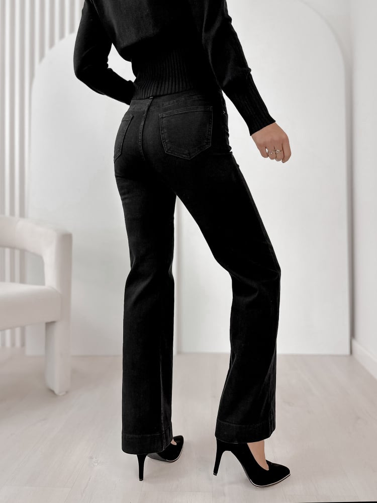 SPODNIE REDFORD CZARNE