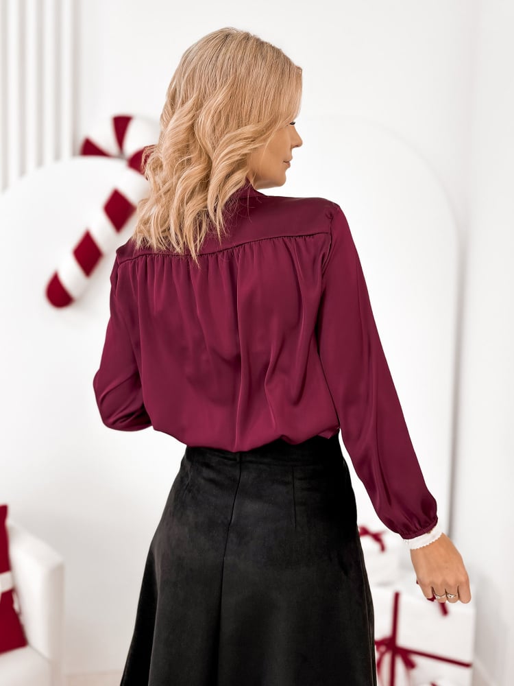 BLUZKA REGGIO BORDOWA