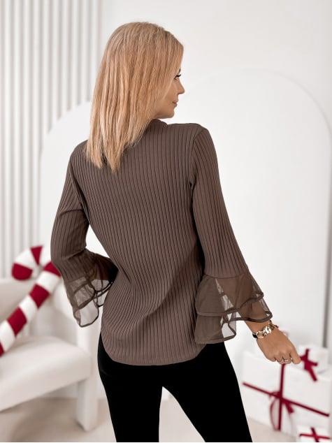 BLUZKA CASSIANO BRĄZOWA