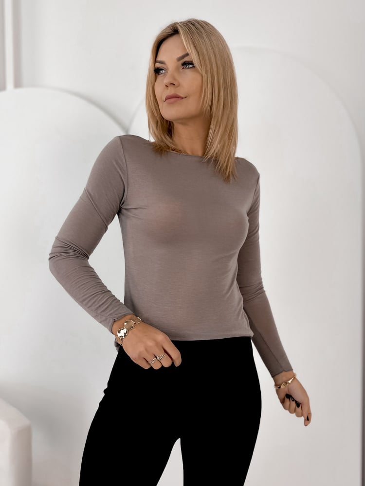 BLUZKA TONALE CIEMNOBEŻOWA