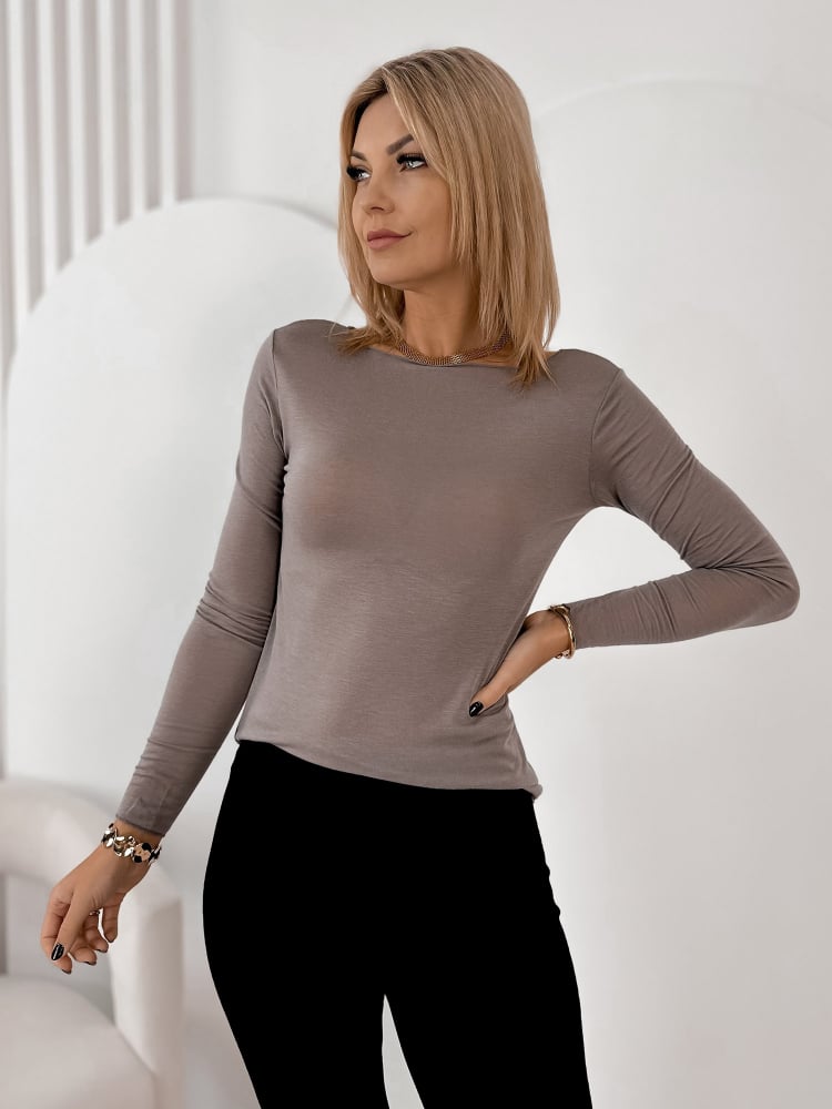 BLUZKA TONALE CIEMNOBEŻOWA