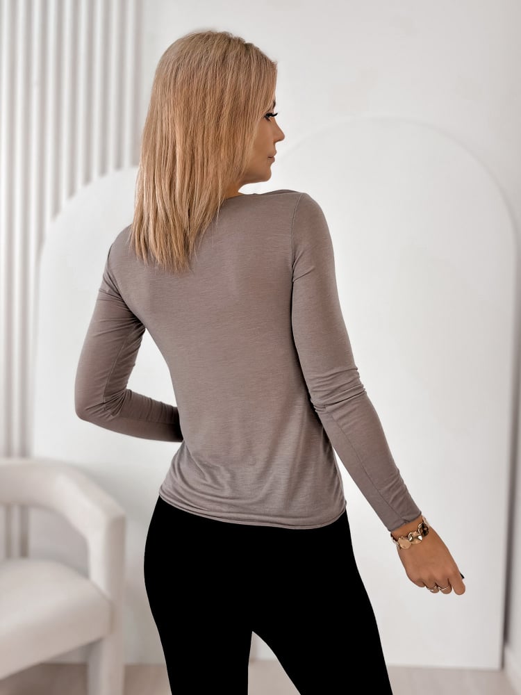 BLUZKA TONALE CIEMNOBEŻOWA