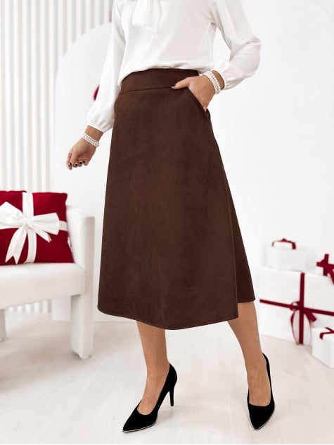 SPÓDNICA OTRANTO BRĄZOWA