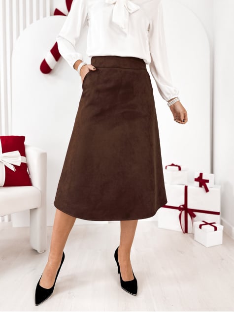 SPÓDNICA OTRANTO BRĄZOWA