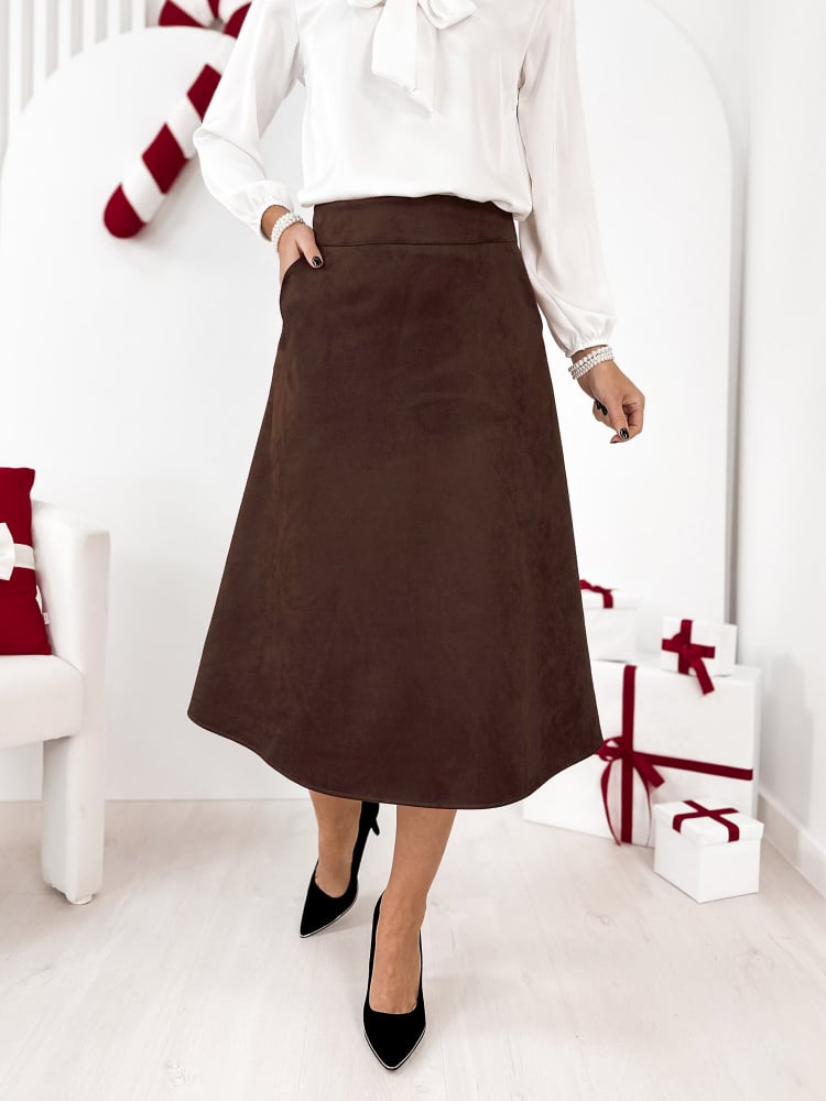 SPÓDNICA OTRANTO BRĄZOWA