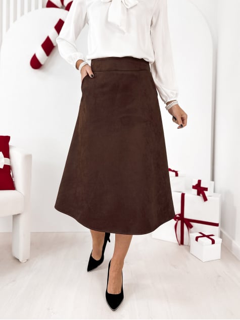 SPÓDNICA OTRANTO BRĄZOWA