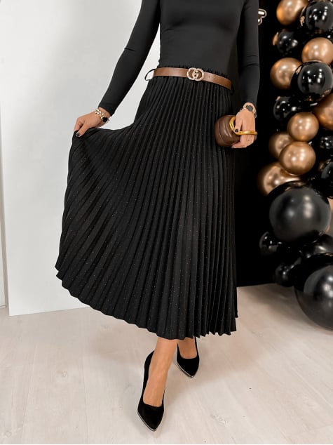 SPÓDNICA THUILE CZARNA