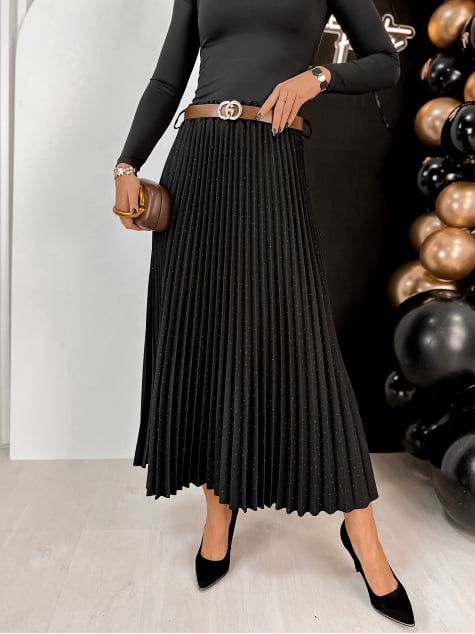 SPÓDNICA THUILE CZARNA