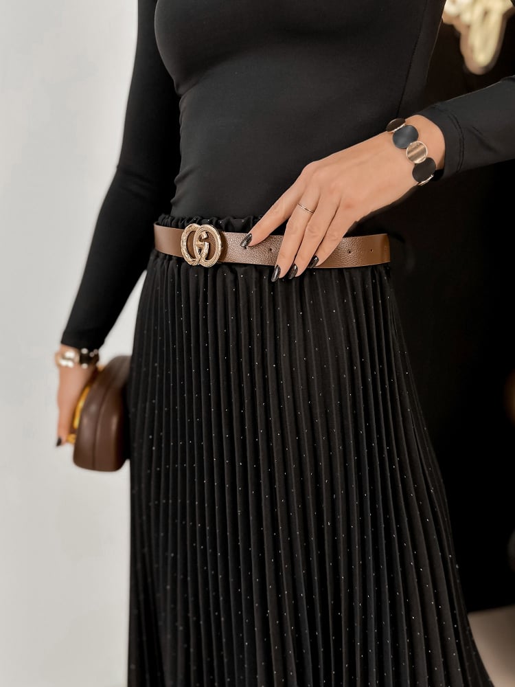 SPÓDNICA THUILE CZARNA