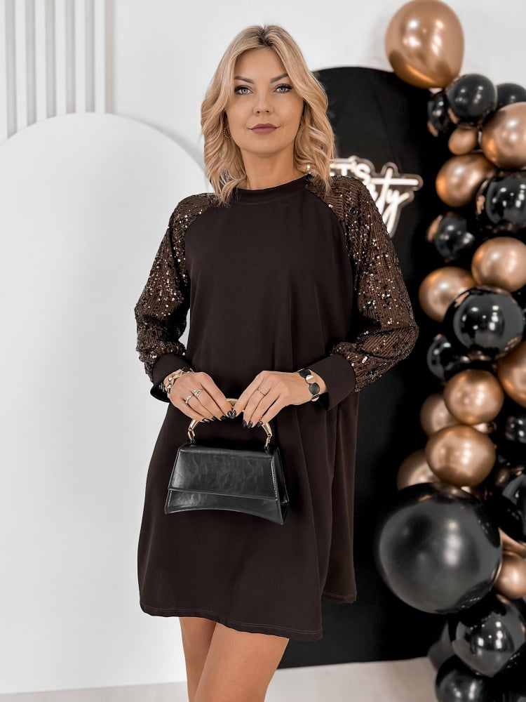 SUKIENKA CLAVIERE BRĄZOWA