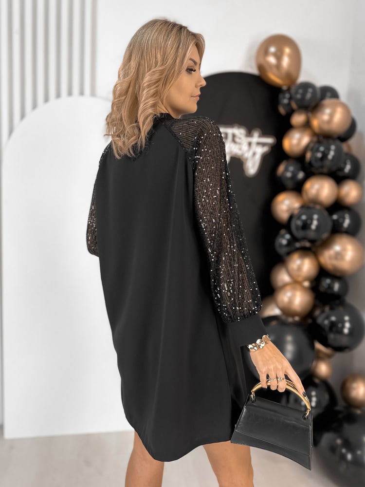 SUKIENKA CLAVIERE CZARNA