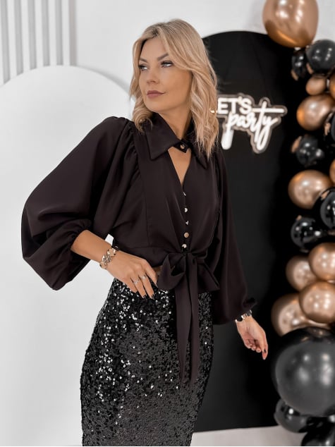 KOSZULA ORTISEI BRĄZOWA