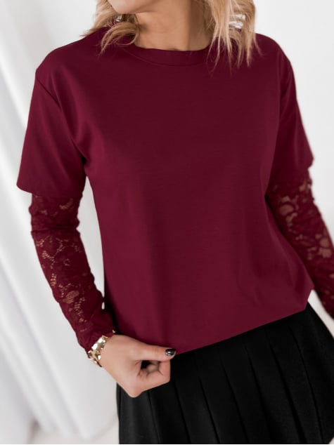 BLUZKA GELLATO BORDOWA