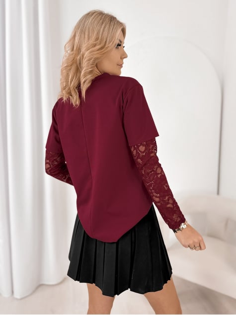 BLUZKA GELLATO BORDOWA