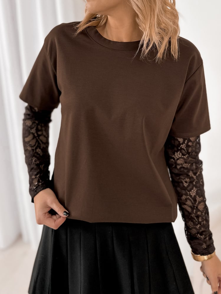 BLUZKA GELLATO BRĄZOWA