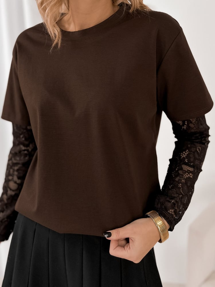 BLUZKA GELLATO BRĄZOWA