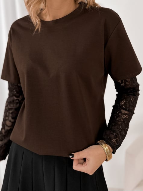 BLUZKA GELLATO BRĄZOWA