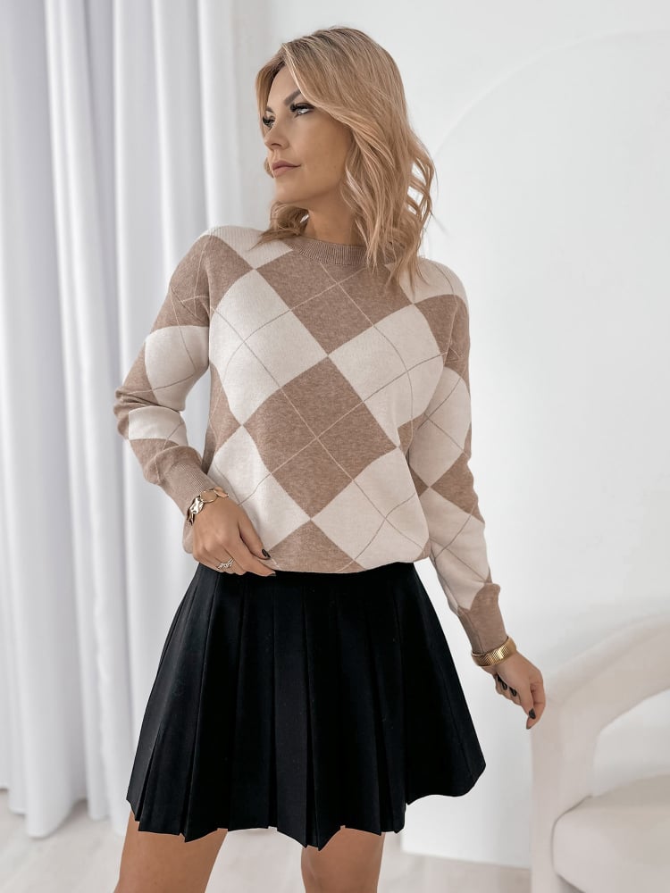 SWETER GRESSONE BEŻOWY