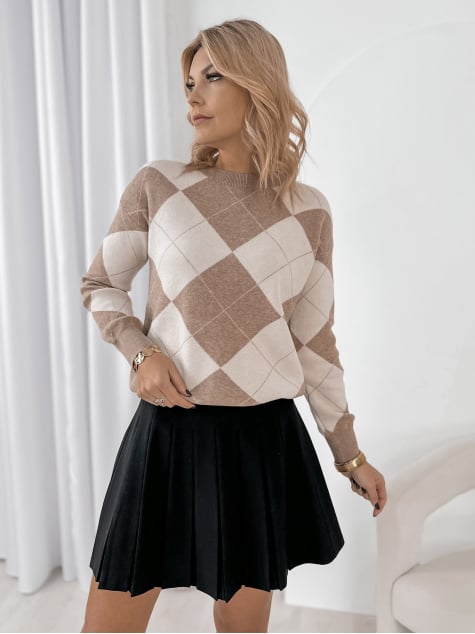 SWETER GRESSONE BEŻOWY