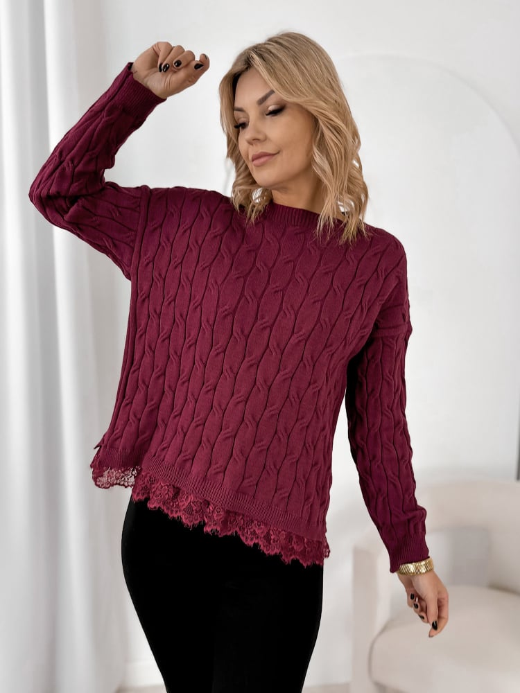 SWETER MORITZ BORDOWY