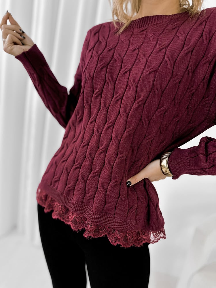 SWETER MORITZ BORDOWY