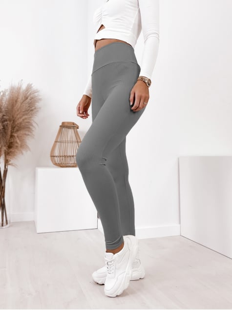LEGGINSY ODELIA CIEMNOSZARE