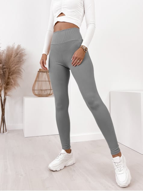 LEGGINSY ODELIA CIEMNOSZARE