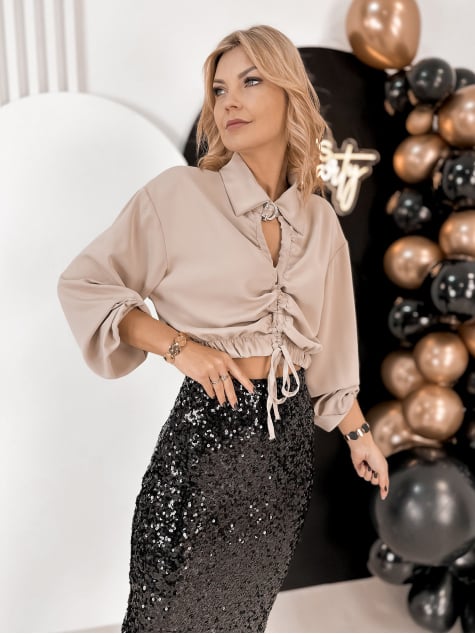 BLUZKA VERBIER BEŻOWA