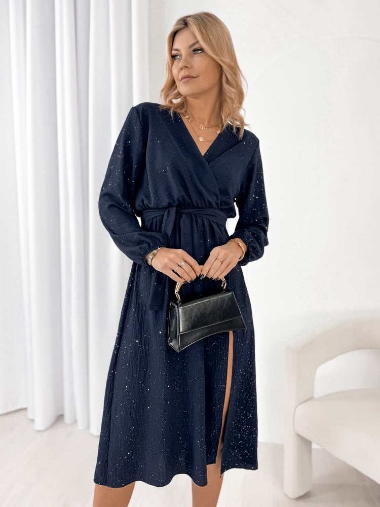 SUKIENKA VALLARTA GRANATOWA