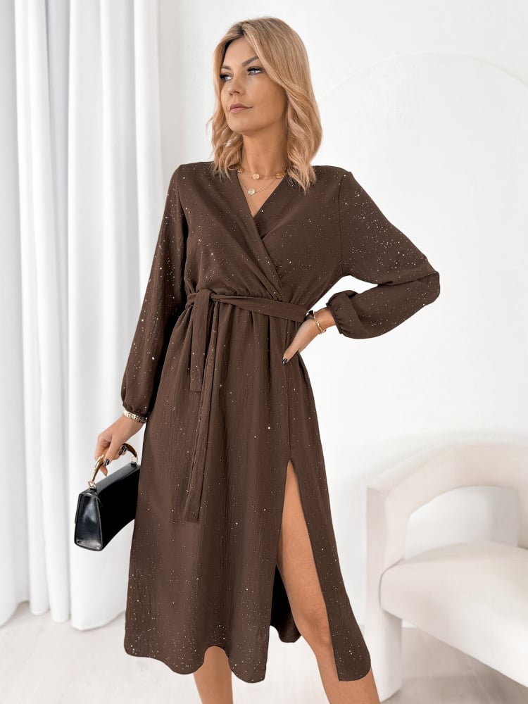 SUKIENKA VALLARTA CIEMNOBRĄZOWA