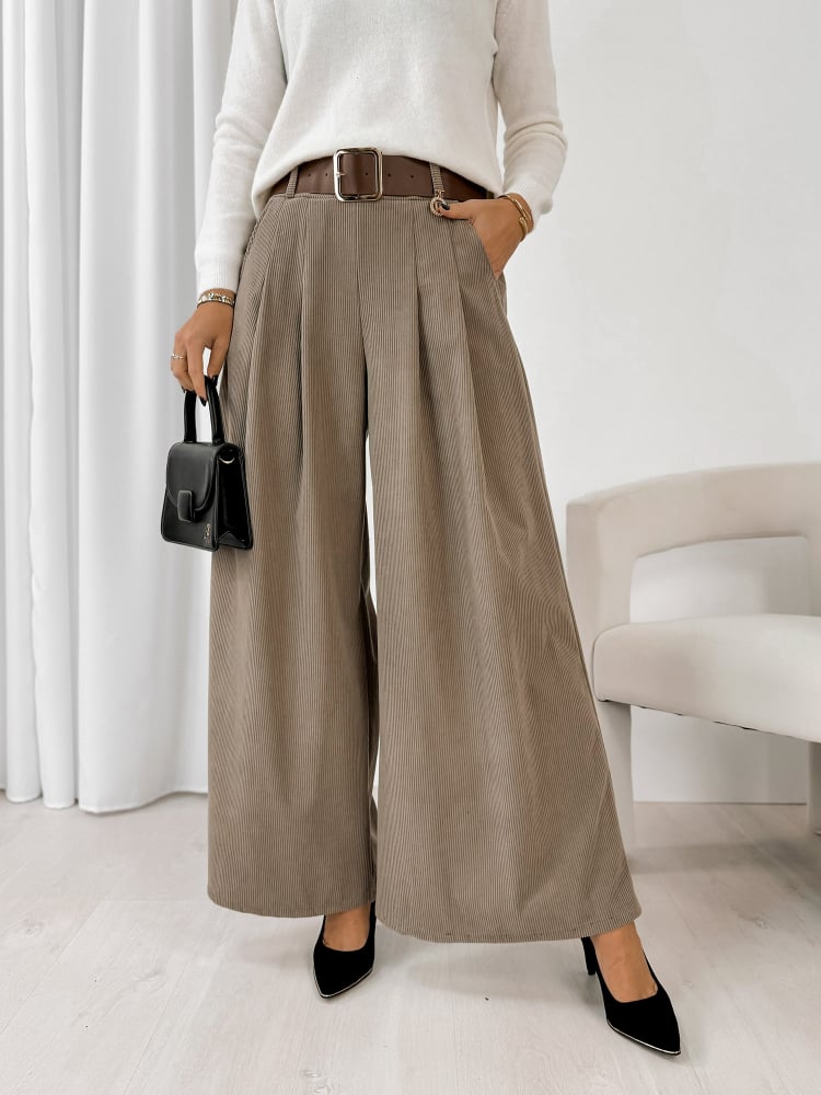 SPODNIE RODNEY CIEMNOBEŻOWE