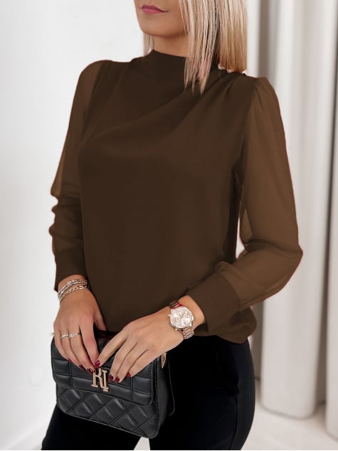 BLUZKA ALSA BRĄZOWA