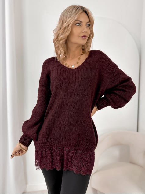 SWETER SUCRE BORDOWY