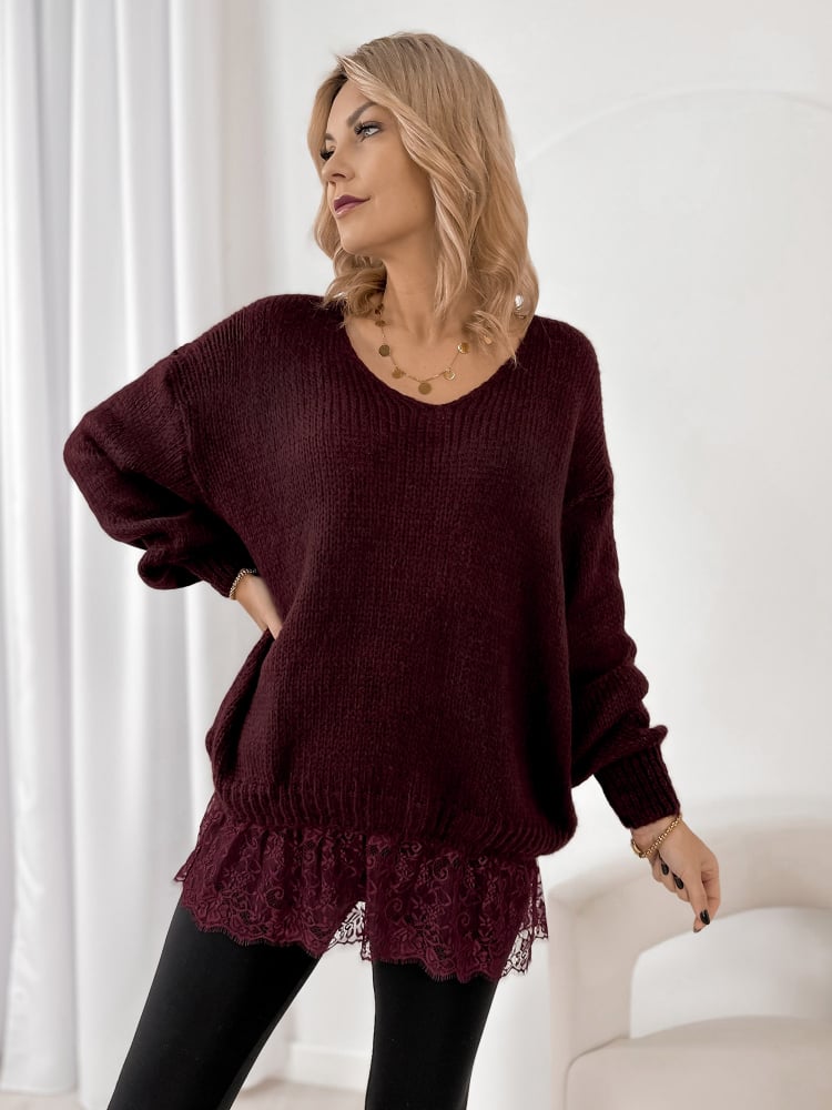 SWETER SUCRE BORDOWY