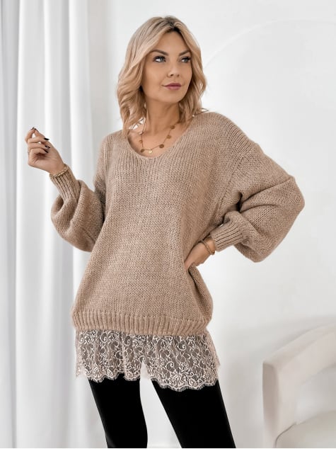 SWETER SUCRE BEŻOWY