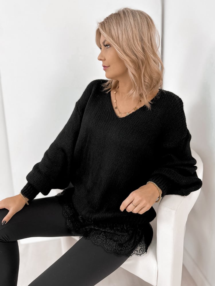 SWETER SUCRE CZARNY