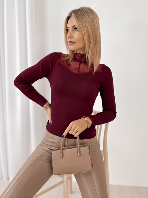 BLUZKA CUENCA BORDOWA