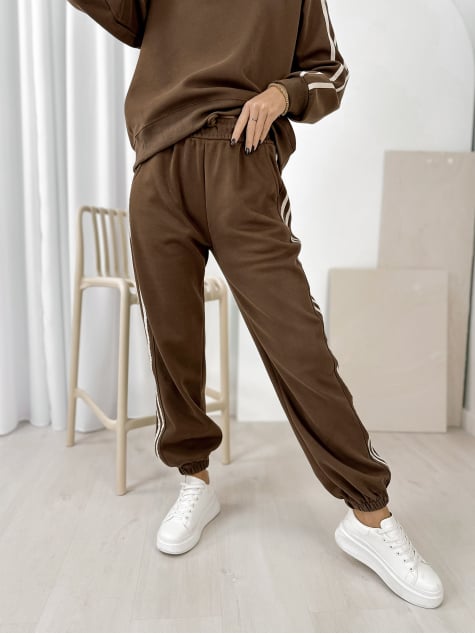 KOMPLET DRESOWY DULUTH BRĄZOWY