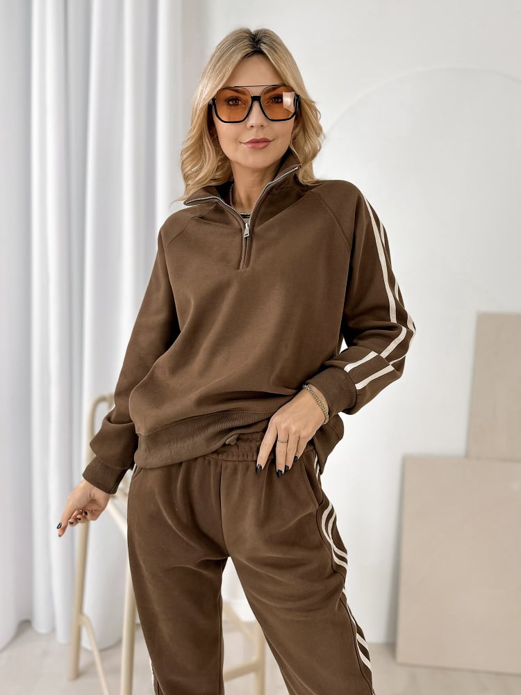 KOMPLET DRESOWY DULUTH BRĄZOWY