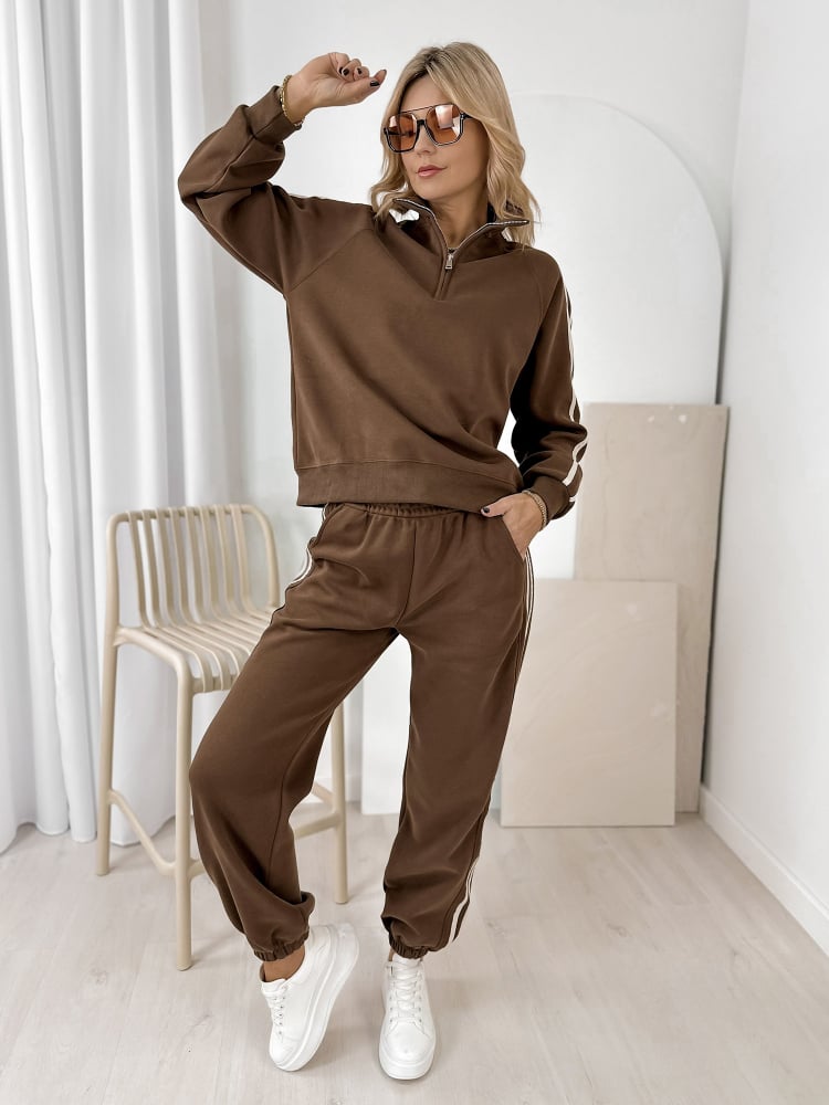 KOMPLET DRESOWY DULUTH BRĄZOWY