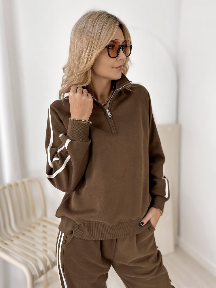 KOMPLET DRESOWY DULUTH BRĄZOWY