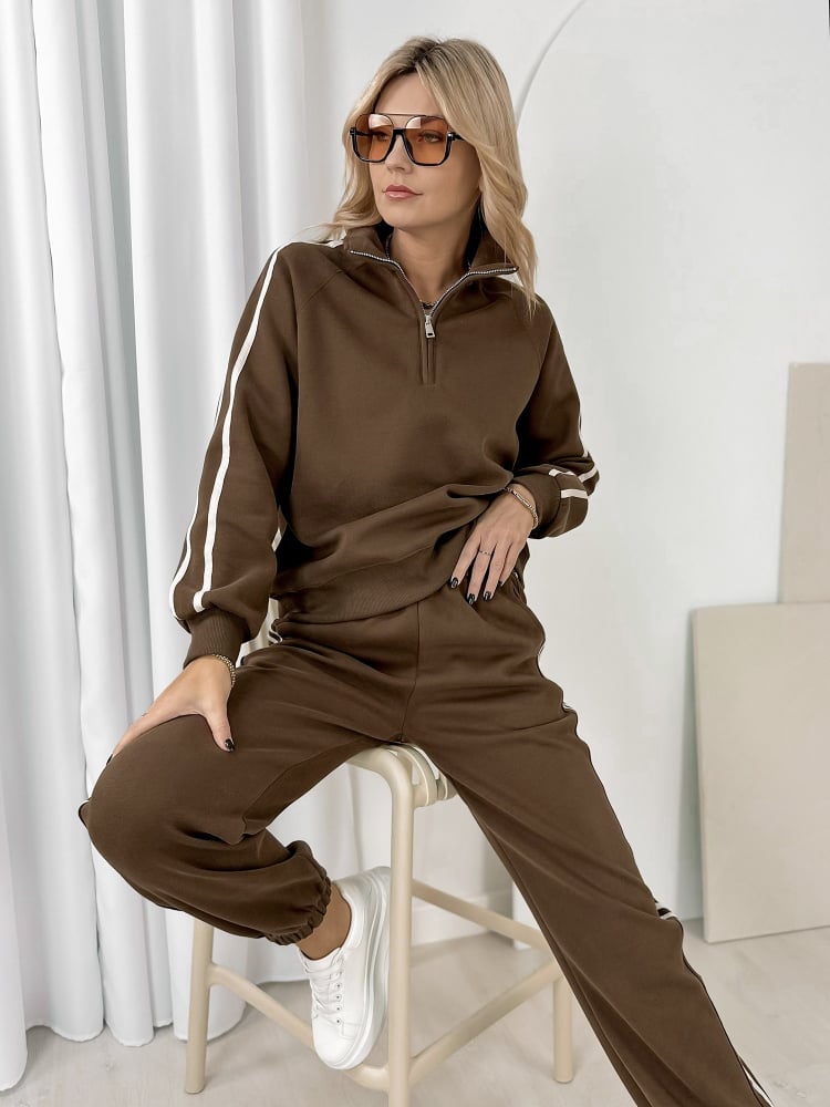 KOMPLET DRESOWY DULUTH BRĄZOWY